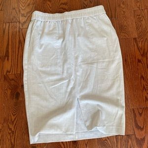 Loft skirt, size small, cream color